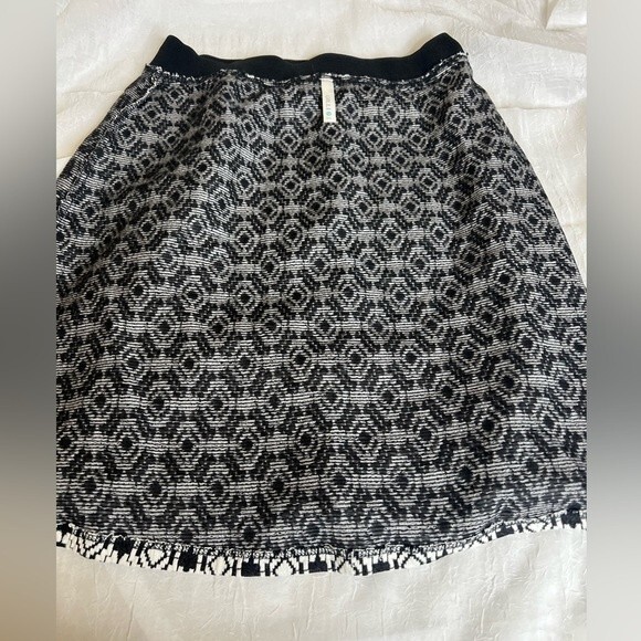 Gilli patterned skirt Size L black and white - Picture 4 of 10